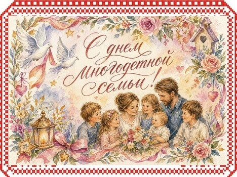 Большая семья — это целый мир! 